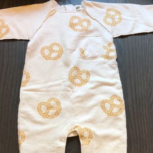 Monica and Andy onesie